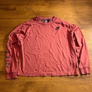 Nike Women’s Air Maroon Long Sleeve Shirt